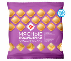 Пельмени «Мясные подушечки», классические, зам., 430 г Брестский МК