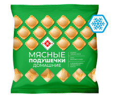 Пельмени «Мясные подушечки», Домашние, зам., 430 г, Брестский МК