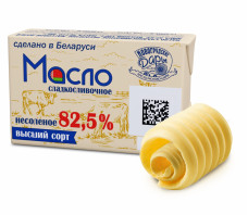 Масло «Новогрудские дары», сладкослив., в/с, жирн. 82,5%, 100 г