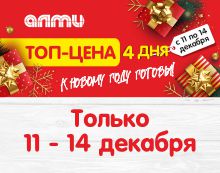 АКЦИЯ ТОП-ЦЕНА 11.12-14.12