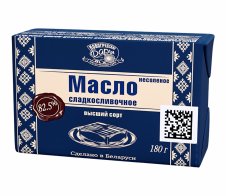 Масло «Крестьянское», сладкослив., несол., жирн. 82,5%, 180 г