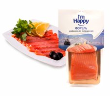 Форель радужная «I'm Happy», филе-кусок, сл/сол, 150 г